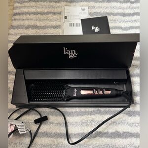L’ANGE LE VITE Ceramic Straightening Brush in Black & Rose Gold